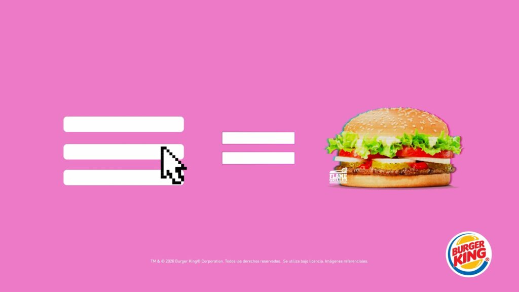 Hamburger ikonunu gerçek hamburgere dönüştüren Burger King kampanyası